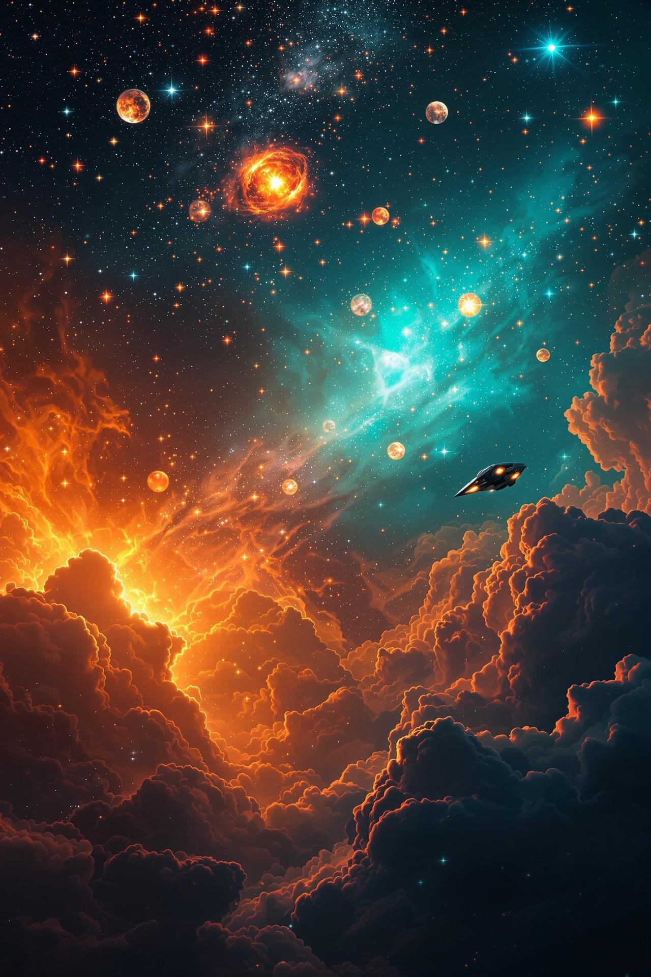 午夜家庭影院独家呈现电影《星际回响》高清海报,科幻冒险巨制