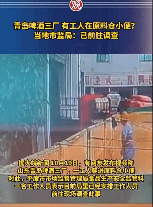 青岛啤酒厂爆料视频播放,独家爆料视频带你探秘啤酒生产全过程